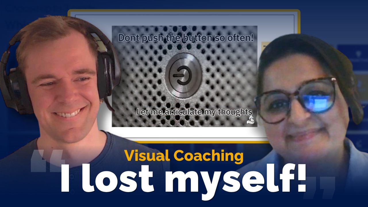 Sana's Visual Coaching session